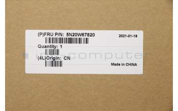 Lenovo 5N20W67820 NB_KYB CS20L FULL KBD LTN,BL,B,UK