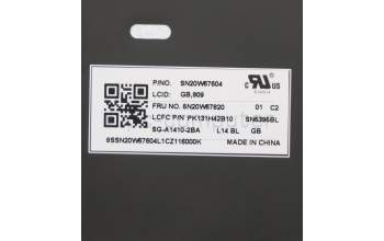 Lenovo 5N20W67820 NB_KYB CS20L FULL KBD LTN,BL,B,UK