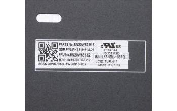 Lenovo 5N20W68132 NB_KYB CS20L NUM KBD CHY,NBL,B,TUR
