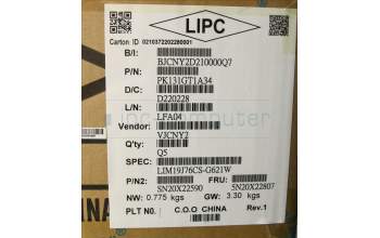 Lenovo 5N20X22807 NB_KYB TR(P) CS20 KBD CHY,NBL,BK,CZE/SLK