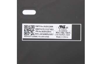 LENOVO 5N20X22914 Keyb T15p/P15v G1/G2/G3 - Nordics - BL