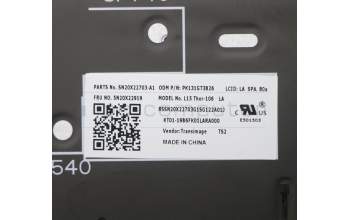 Lenovo 5N20X22919 NB_KYB TR(P) CS20 KBD TRI,BL,BK,LA SPA