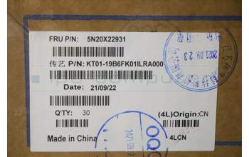 Lenovo 5N20X22931 Keyboard Internal,Icelandic,Black,Backlight,w/Number