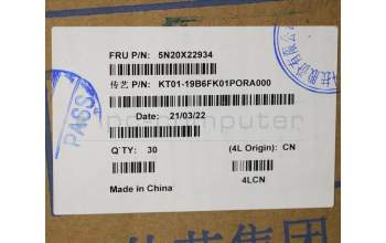 Lenovo 5N20X22934 NB_KYB TR(P) CS20 KBD TRI,BL,BK,POR