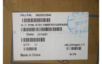 Lenovo 5N20X22940 NB_KYB TR(P) CS20 KBD TRI,BL,BK,UK