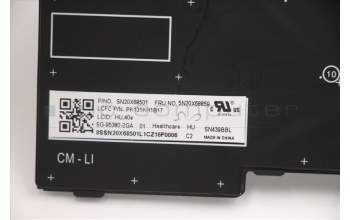 Lenovo 5N20X68859 NB_KYB CS20 FL-HC KBD LTN,BL,BK,HUN