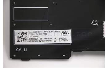 Lenovo 5N20X68876 NB_KYB CS20 FL-HC KBD LTN,BL,BK,IND ENG