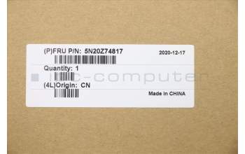 Lenovo 5N20Z74817 Keyboard Internal, Estonian, Black, Backlight, w/Number, UK