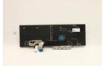 Lenovo 5N20Z74826 Interne Tastatur, Portugiesisch, schwarz, Hintergrundbeleuchtung, mit Ziffernblock