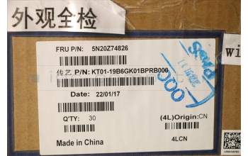 Lenovo 5N20Z74826 Interne Tastatur, Portugiesisch, schwarz, Hintergrundbeleuchtung, mit Ziffernblock