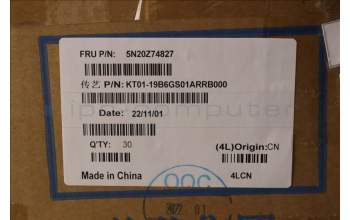 Lenovo 5N20Z74827 Keyboard Internal, Arabic, Black, Backlight, w/Number, US