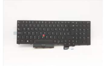 Lenovo 5N20Z74836 Interne Tastatur, Ungarisch, Schwarz, Hintergrundbeleuchtung, mit Ziffernblock