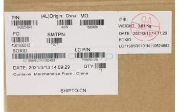 Lenovo 5N20Z74840 NB_KYB CS20 P NM KBD TRI,BL,BK,POR