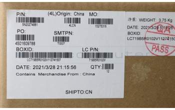 Lenovo 5N20Z74881 NB_KYB CS20 P NM KBD LTN,BL,BK,SWS