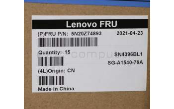 Lenovo 5N20Z74893 NB_KYB CS20 P NM KBD LTN,BL,BK,NORDIC