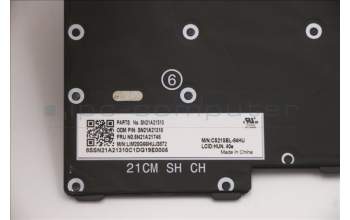 Lenovo 5N21A21748 Keyboard Internal, Hungarian, Black, Backlight, UK