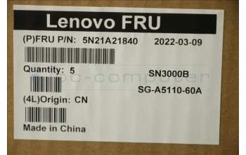 Lenovo 5N21A21840 Keyboard Internal, Estonian, Black, Backlight, UK