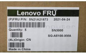 Lenovo 5N21A21873 Keyboard Internal, Traditional Chinese, Black, Non-Backlight, US