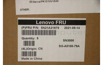 Lenovo 5N21A21879 Keyboard Internal, Nordic, Black, Non-Backlight, UK