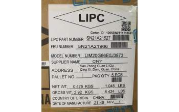 Lenovo 5N21A21966 NB_KYB CS21KBD SKTOP CHY,BL,GR,SPA