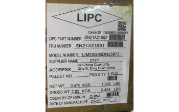 Lenovo 5N21A21991 Keyboard Internal, Nordic, Grey, Backlight, UK