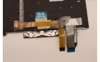 Lenovo 5N21B08459 Interne Tastatur, Dänisch, grau, Hintergrundbeleuchtung, mit Ziffernblock