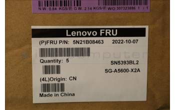 Lenovo 5N21B08463 Interne Tastatur, Griechisch, grau, Hintergrundbeleuchtung, mit Ziffernblock