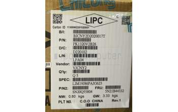 Lenovo 5N21B44332 Keyboard Internal, Portuguese, Black, Backlight, w/Number, UK