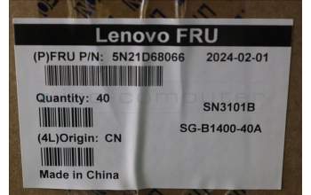 Lenovo 5N21D68066 NB_KYB CS22 FL TOP,BK-BL,LTN,BRL