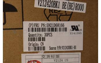 Lenovo 5N21D68166 NB_KYB CS22 FL TOP,BK-BL,SRX,BEL