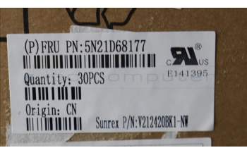 Lenovo 5N21D68177 NB_KYB CS22 FL TOP,BK-BL,SRX,NOR