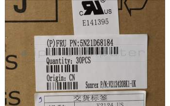 Lenovo 5N21D68184 NB_KYB CS22 FL TOP,BK-BL,SRX,UK