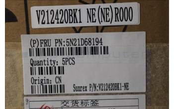 Lenovo 5N21D68194 NB_KYB CS22 FL TOP,BK-BL,SRX,NORDIC