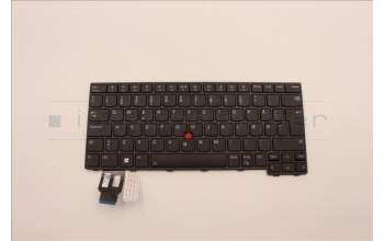Lenovo 5N21D68242 Keyboard Internal, Danish, BackLight, Black, UK