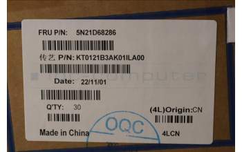 Lenovo 5N21D68286 NB_KYB CS22 FL TOP,BK-NBL,TRI,ILD