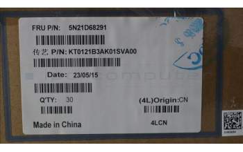 Lenovo 5N21D68291 NB_KYB CS22 FL TOP,BK-NBL,TRI,SLV