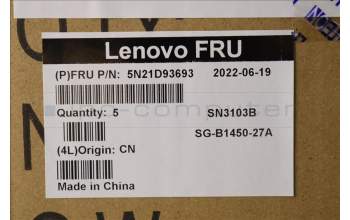 Lenovo 5N21D93693 NB_KYB CS22 NM TOP,BK-BL,LTN,BUL