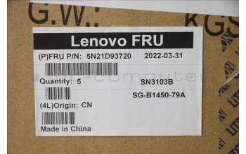 Lenovo 5N21D93720 NB_KYB CS22 NM TOP,BK-BL,LTN,NORDIC