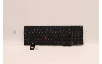 Lenovo 5N21D93757 Keyboard Internal, Nordic, Black, Non-Backlight, w/Number, UK