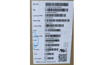 Lenovo 5N21D93814 NB_KYB CS22 NM TOP,BK-NBL,PMX,NOR