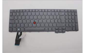 Lenovo 5N21D93844 Keyboard Internal, French, Black, Backlight, w/Number, US