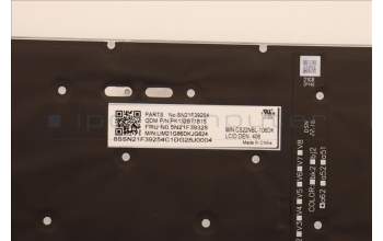 Lenovo 5N21F39328 Keyboard Internal, Danish, Grey, Backlight, UK