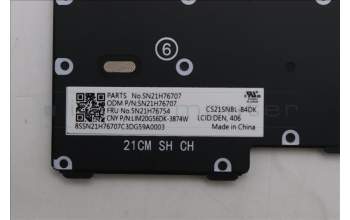 Lenovo 5N21H76754 NB_KYB SER2 KBD BK-NBL,CHY,DEN