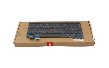 5N21H76890 Original Lenovo Tastatur DE (deutsch) grau mit Backlight und Mouse-Stick