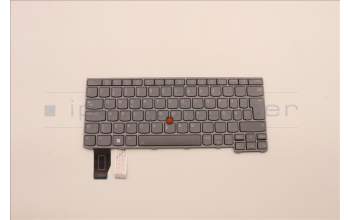 Lenovo 5N21H76910 Keyboard Internal, Swedish/Finnish, Grey, Backlight, UK