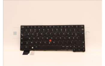 Lenovo 5N21H76962 Keyboard Internal, French, Black, Non-Backlight, US