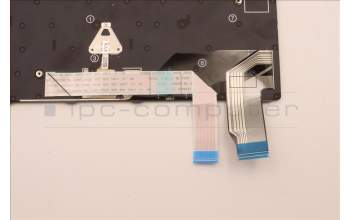 Lenovo 5N21H76966 Keyboard Internal, Greek, Black, Non-Backlight, US