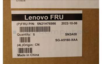 Lenovo 5N21H76986 Keyboard Internal, Russian, Black, Non-Backlight, US