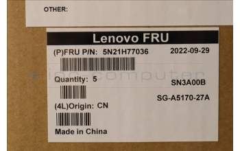 Lenovo 5N21H77036 Keyboard Internal, Bulgarian, Black, Backlight, UK