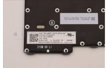 Lenovo 5N21H77042 Keyboard Internal, French, Black, Backlight, US